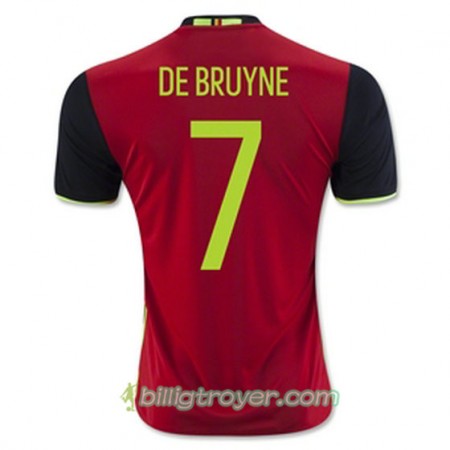 Billige Fotballdrakter Belgia DE BRUYNE Hjemmedraktsett Euro 2016