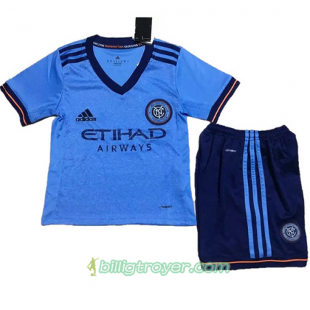 Billige Fotballdrakter New York City FC Barn Hjemmedraktsett 2017/18 Kortermet