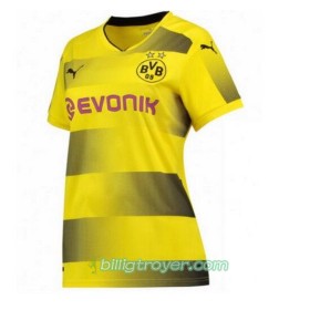 Billige Fotballdrakter Borussia Dortmund Dame Hjemmedraktsett 2017/18 Kortermet