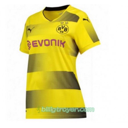 Billige Fotballdrakter Borussia Dortmund Dame Hjemmedraktsett 2017/18 Kortermet