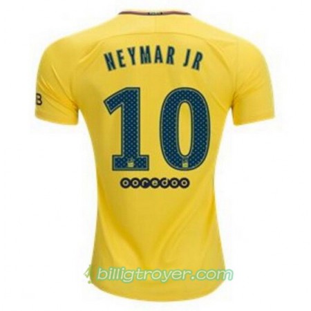 Billige Fotballdrakter Paris SG Neymar Jr 10 Bortedraktsett 2017/18 Kortermet