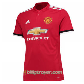 Billige Fotballdrakter Manchester United Hjemmedraktsett 2017/18 Kortermet