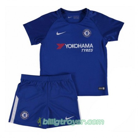 Billige Fotballdrakter Chelsea Barn Hjemmedraktsett 2017/18 Kortermet