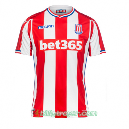 Billige Fotballdrakter Stoke City Hjemmedraktsett 2017/18 Kortermet
