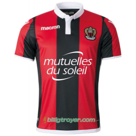 Billige Fotballdrakter OGC Nice Hjemmedraktsett 2017/18 Kortermet