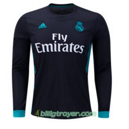 Billige Fotballdrakter Real Madrid Bortedraktsett 2017/18 Langermet