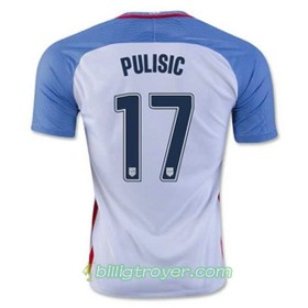 Billige Fotballdrakter USA PULISIC Hjemmedraktsett 2016/17 Kortermet