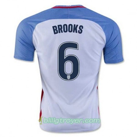 Billige Fotballdrakter USA BROOKS Hjemmedraktsett 2016/17 Kortermet