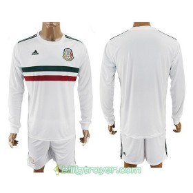 Billige Fotballdrakter Mexico Bortedraktsett 2017/18 Langermet