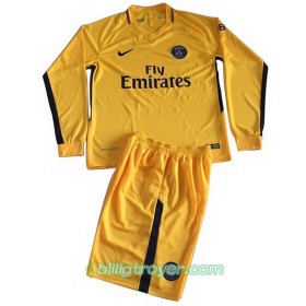 Billige Fotballdrakter Paris SG Bortedraktsett 2017/18 Langermet