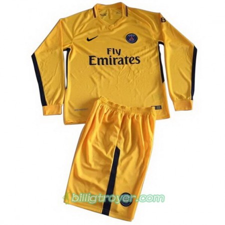 Billige Fotballdrakter Paris SG Bortedraktsett 2017/18 Langermet