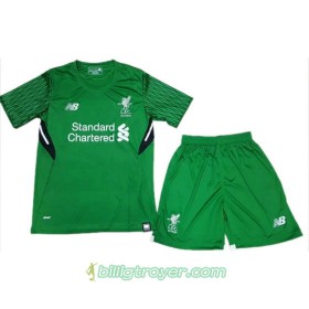 Billige Fotballdrakter Liverpool Barn Keeper Hjemmedraktsett 2017/18 Kortermet