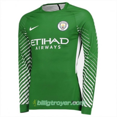 Billige Fotballdrakter Manchester City Keeper drakt 2017/18 Langermet