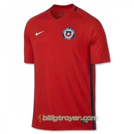Billige Fotballdrakter Chile Hjemmedraktsett 2016/17 Kortermet