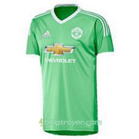 Billige Fotballdrakter Manchester United Keeper Bortedraktsett 2017/18 Kortermet