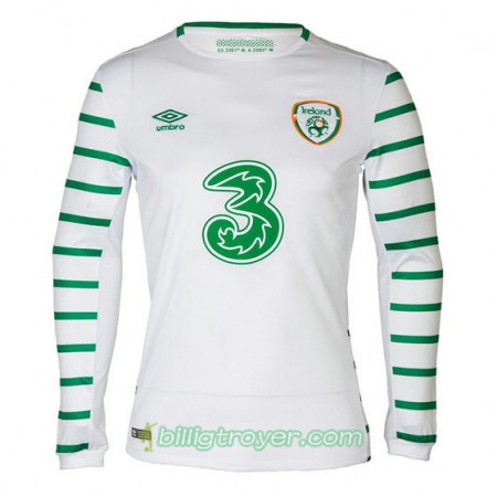 Billige Fotballdrakter Irland Bortedraktsett Euro 2016 Langermet