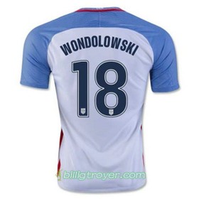 Billige Fotballdrakter USA WONDOLOWSKI Hjemmedraktsett 2016/17 Kortermet