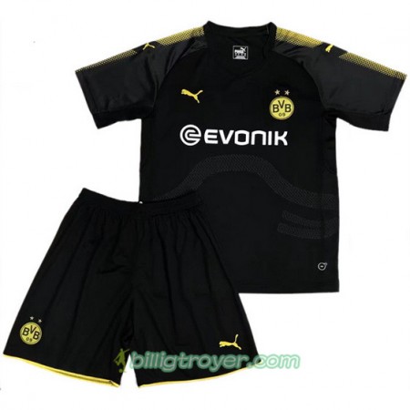Billige Fotballdrakter Borussia Dortmund Barn Bortedraktsett 2017/18 Kortermet