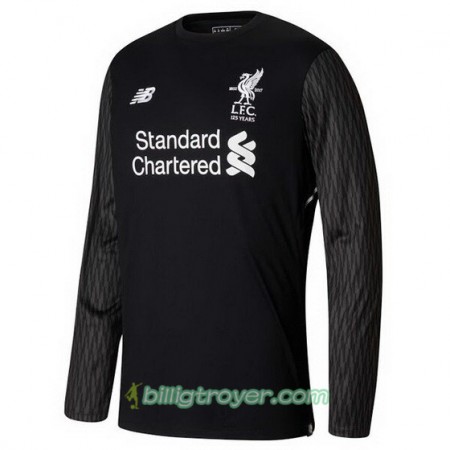 Billige Fotballdrakter Liverpool Keeper Bortedraktsett 2017/18 Langermet