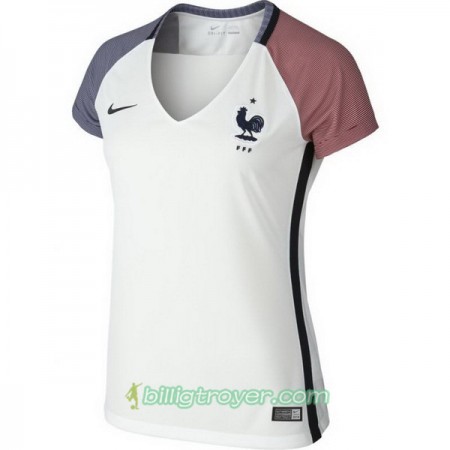 Billige Fotballdrakter Frankrike Dame Bortedraktsett Euro 2016