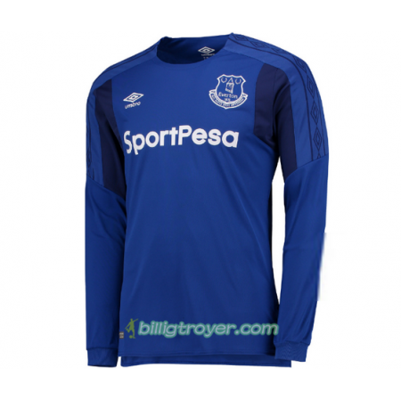 Billige Fotballdrakter Everton Hjemmedraktsett 2017/18 Langermet
