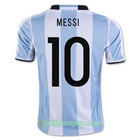 Billige Fotballdrakter Argentina MESSI Hjemmedraktsett 2016/17 Kortermet