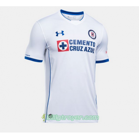 Billige Fotballdrakter Cruz Azul Bortedraktsett 2017/18 Kortermet