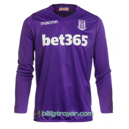 Billige Fotballdrakter Stoke City Keeper Hjemmedraktsett 2017/18 Langermet