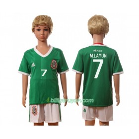 Billige Fotballdrakter Mexico M.Layun 7 Barn Hjemmedraktsett 2016 Kortermet