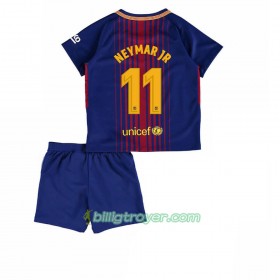 Billige Fotballdrakter FC Barcelona Neymar Jr 11 Barn Hjemmedraktsett 2017/18 Kortermet
