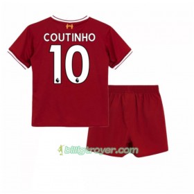 Billige Fotballdrakter Liverpool Mario Philippe Coutinho 10 Barn Hjemmedraktsett 2017/18 Kortermet