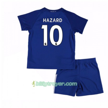 Billige Fotballdrakter Chelsea Eden Hazard 10 Barn Hjemmedraktsett 2017/18 Kortermet