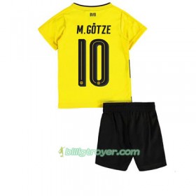 Billige Fotballdrakter Borussia Dortmund Mario Gotze 10 Barn Hjemmedraktsett 2017/18 Kortermet