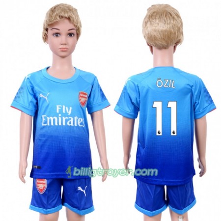 Billige Fotballdrakter Arsenal Mesut Ozil 11 Barn Bortedraktsett 2017/18 Kortermet