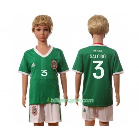 Billige Fotballdrakter Mexico Salcido 3 Barn Hjemmedraktsett 2016 Kortermet