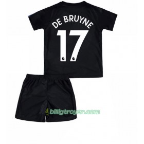 Billige Fotballdrakter Manchester City Kevin De Bruyne 17 Barn Tredjedraktsett 2017/18 Kortermet