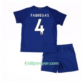Billige Fotballdrakter Chelsea Cesc Fabregas 4 Barn Hjemmedraktsett 2017/18 Kortermet