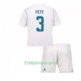 Billige Fotballdrakter Real Madrid Pepe 3 Barn Hjemmedraktsett 2017/18 Kortermet