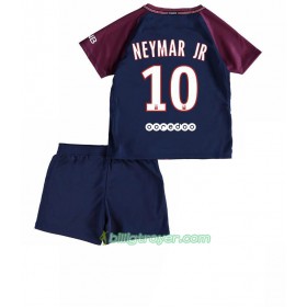Billige Fotballdrakter Paris SG Neymar Jr 10 Barn Hjemmedraktsett 2017/18 Kortermet