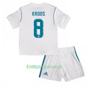 Billige Fotballdrakter Real Madrid Toni Kroos 8 Barn Hjemmedraktsett 2017/18 Kortermet
