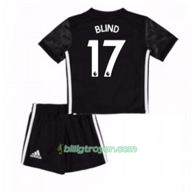 Billige Fotballdrakter Manchester United Daley Blind 17 Barn Bortedraktsett 2017/18 Kortermet