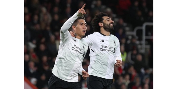 Liverpool vinner 4-0 seier over Bournemouth